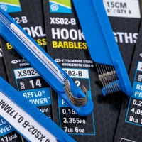 Preston Innovations XS02-B Barbless Hooklengths 6inch